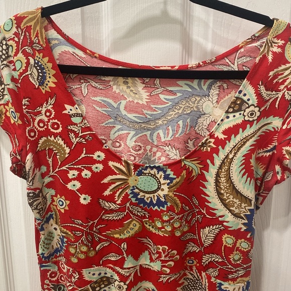 Red dress with Southwest Vibes - Picture 3 of 3